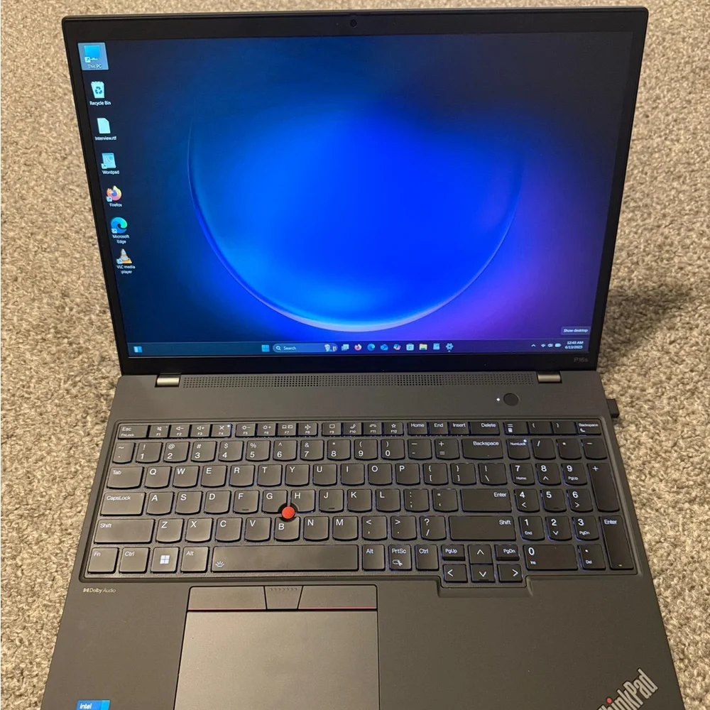 Lenovo Black Business-Class Laptop with ThinkPad Features